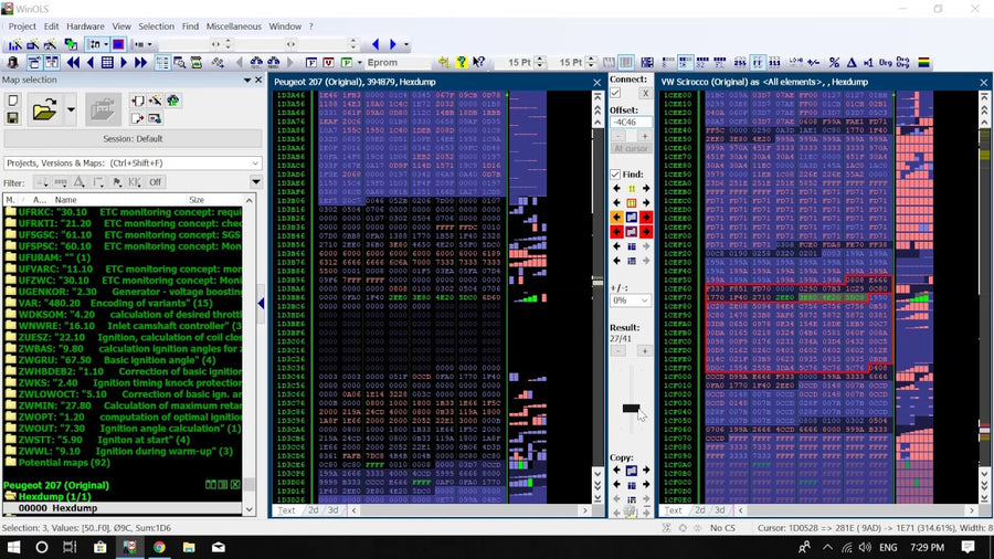 Uitprogrammeren/ Software aanpassingen